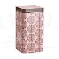 Komplet puszek JM `Leaf` kwadratowych 500g